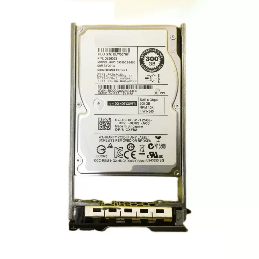 For HGST HUC109030CSS600 HDD 300G 10K 2.5'' 6Gbs SAS Server Hard Drive