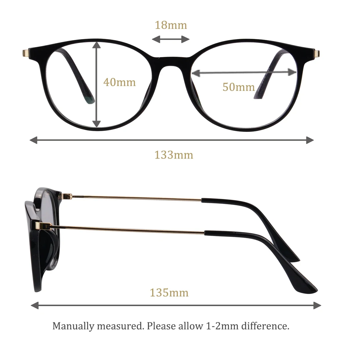 SHINU FL41 UV400 Photochromic Eyeglasses 480-520nm Spectrum Block, Light Sensitivity Support for Migraine Sufferers