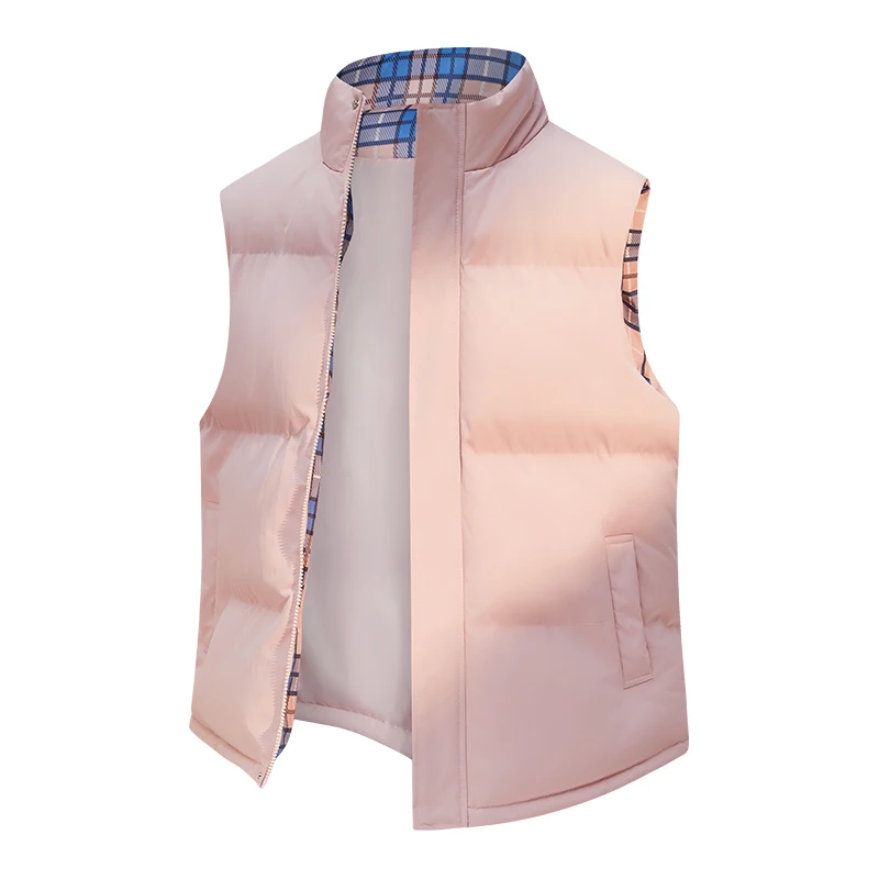 

Мягкий и удобный осенне-зимний повседневный хлопковый жилет для пары с защитой от холода, повседневный ветрозащитный и теплый жилет для рыбалки на открытом воздухе