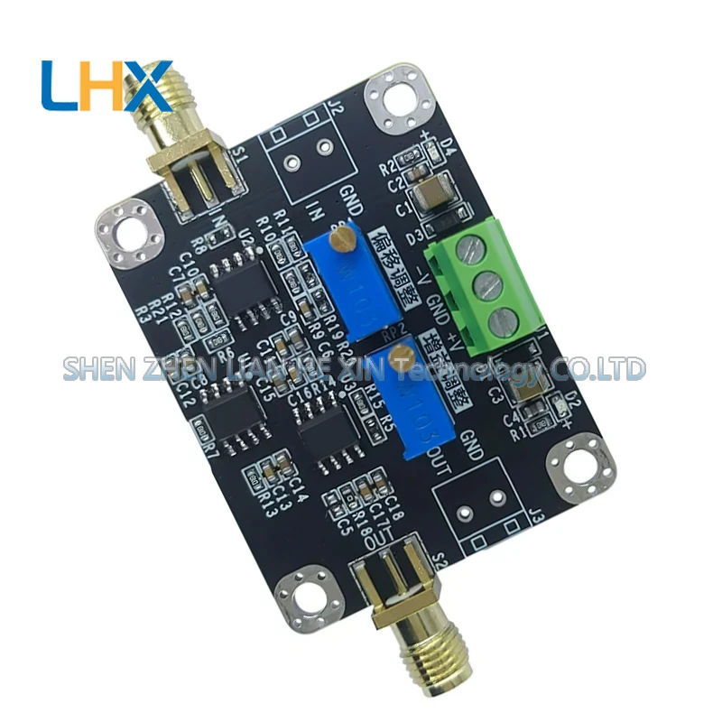 High-speed DC offset adjustable amplifier module output DC offset voltage superposition amplification can be adjusted new