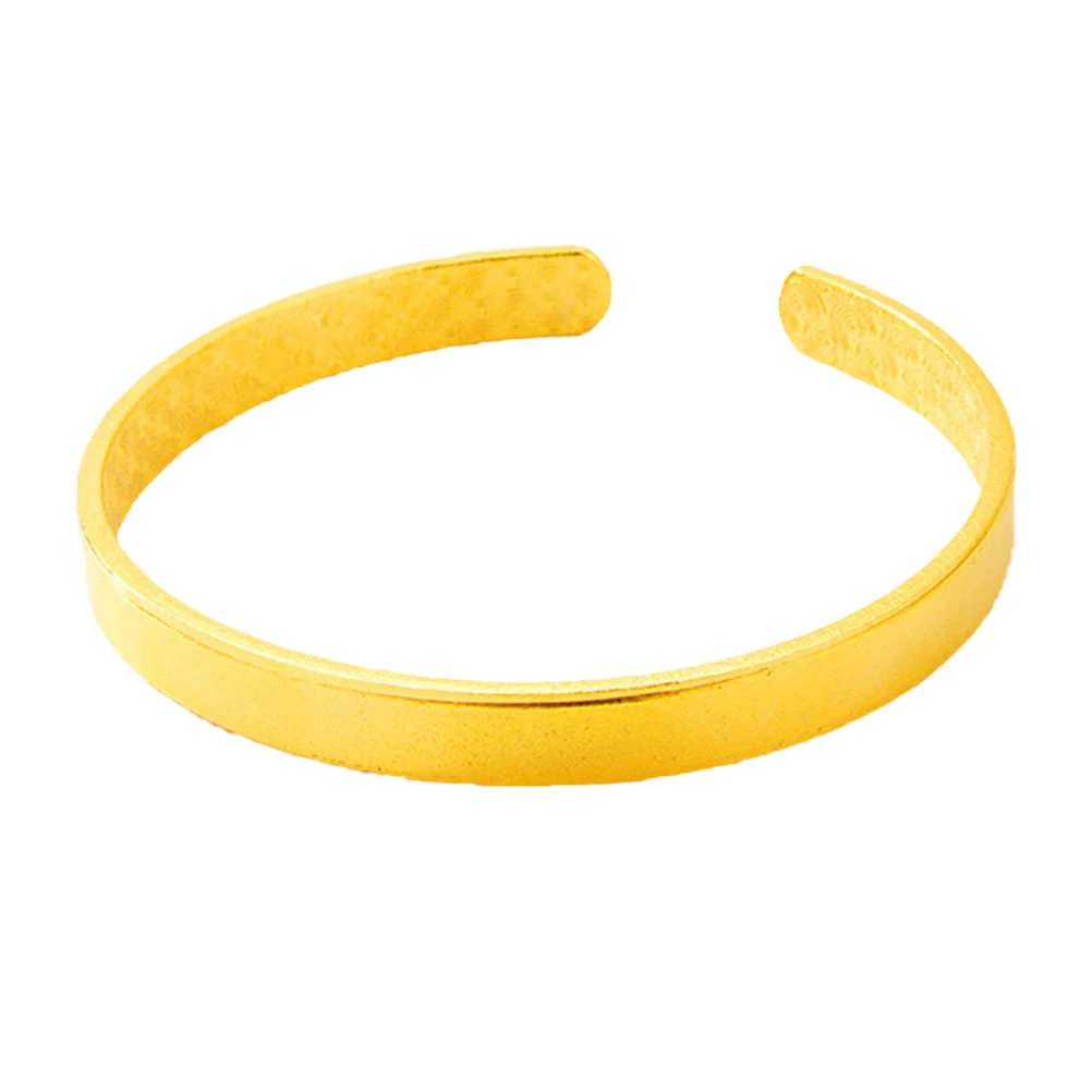 

1pc Retro Titanium Bracelet Open Fashionable Golden Hand Chain Women Elegant Jewelry Gift Lightweight Comfortable Wear Occasions