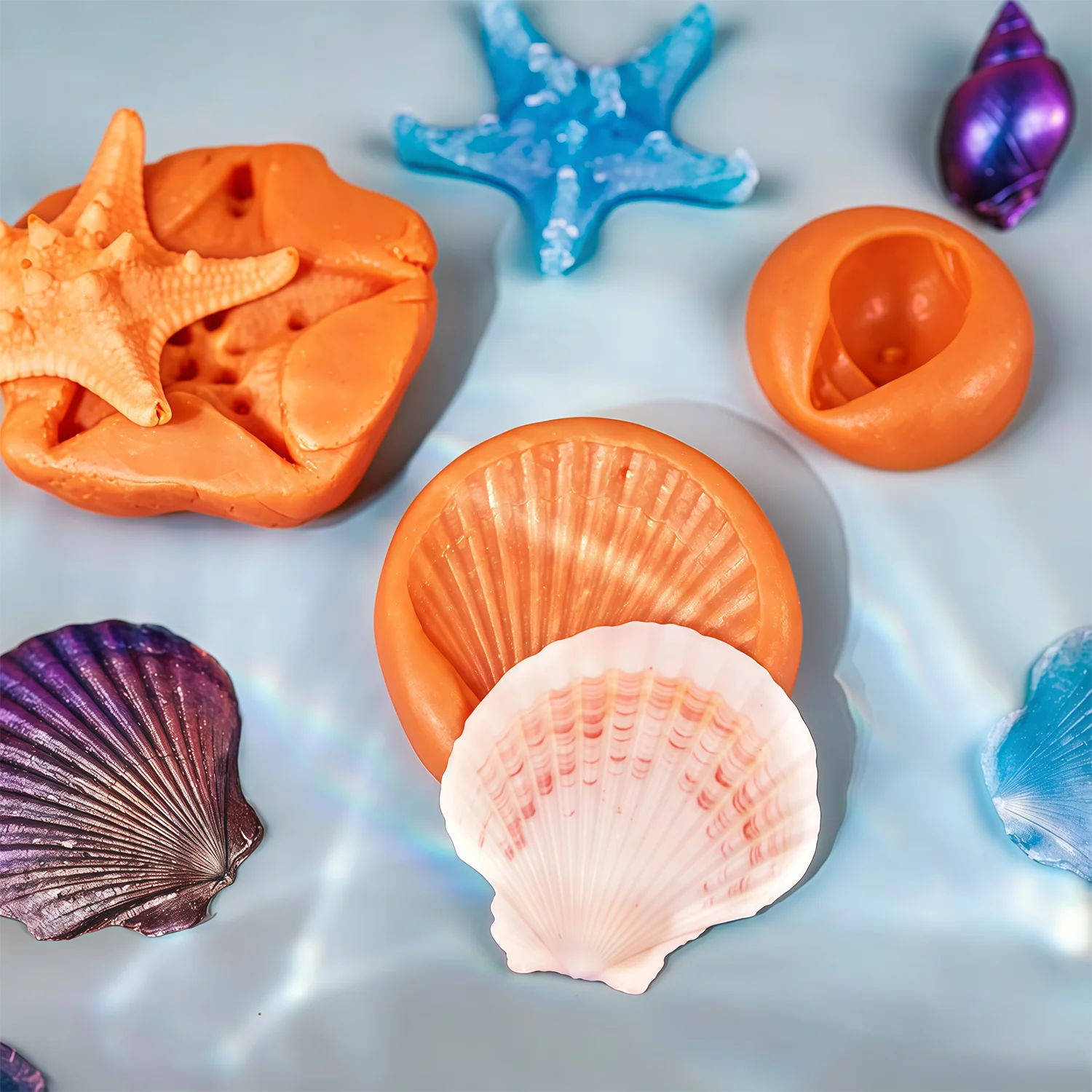 Easy-Mix Silicone Putty Kit for DIY Resin Molds. Non-Toxic, Strong & Flexible, Reusable for Crafts. 1:1 Mix Ratio, Zero Shrinkag view 4