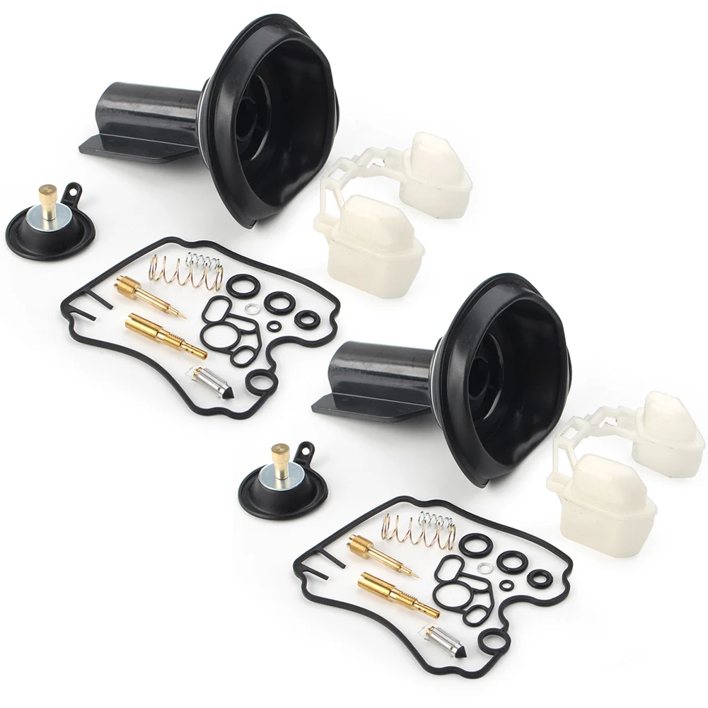 Motorcycle Carburetor Diaphragm Parts Carb Rebuild Kits 2Sets for Yamaha TDM 850/n 1991-1998 & XTZ 750H 750N 750R