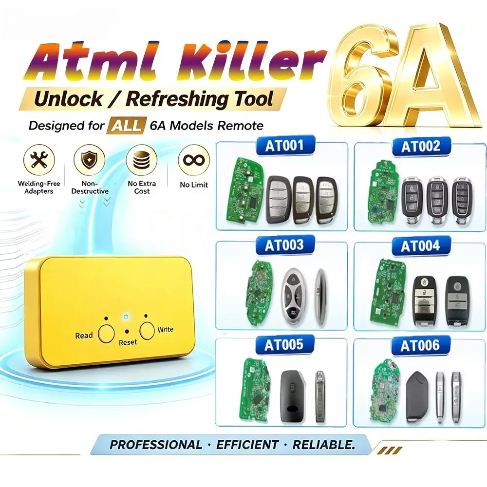 6 Models Welding-Free Adapters Super for Atml Killer Device Unlocking or Refreshing Smart Key 6A Chip For Hyundai KIA Seltos