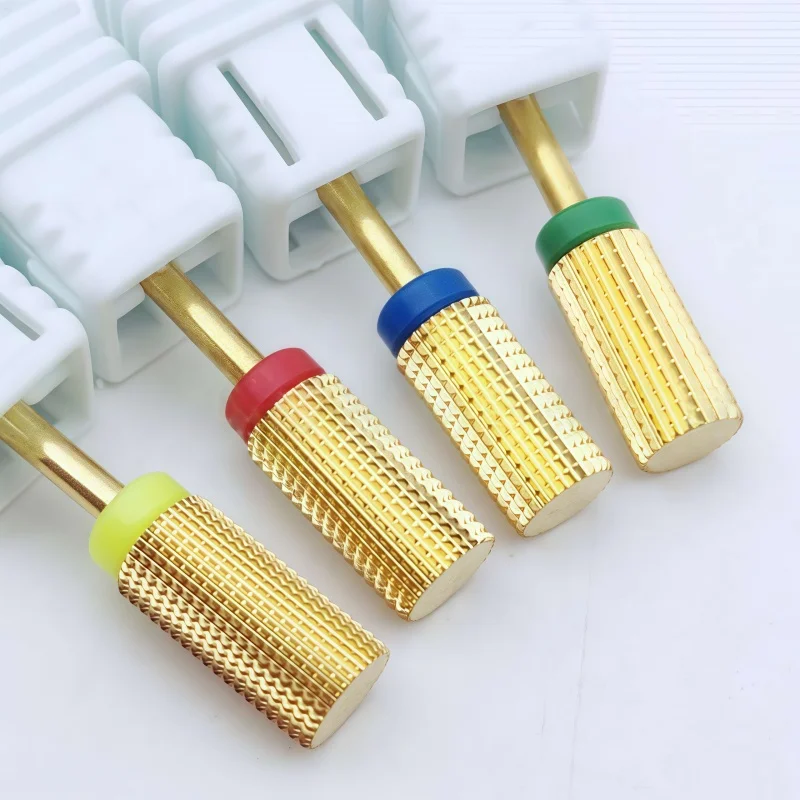 Tungsten Steel Nail Drill Nail Trimming Machine Milling Cutter Nail File Removing Gel Polishing Nail Polishing Tool Accessories