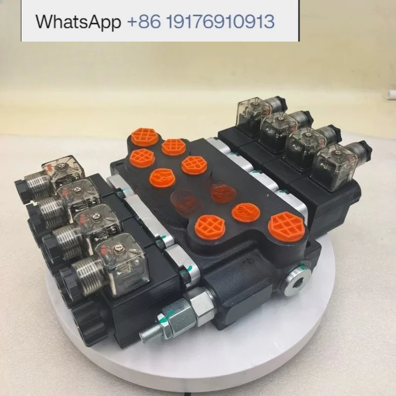 P40 solenoid control 40 liters quadruple hydraulic integral multi-way directional valve hydraulic valve distributor Z50 series