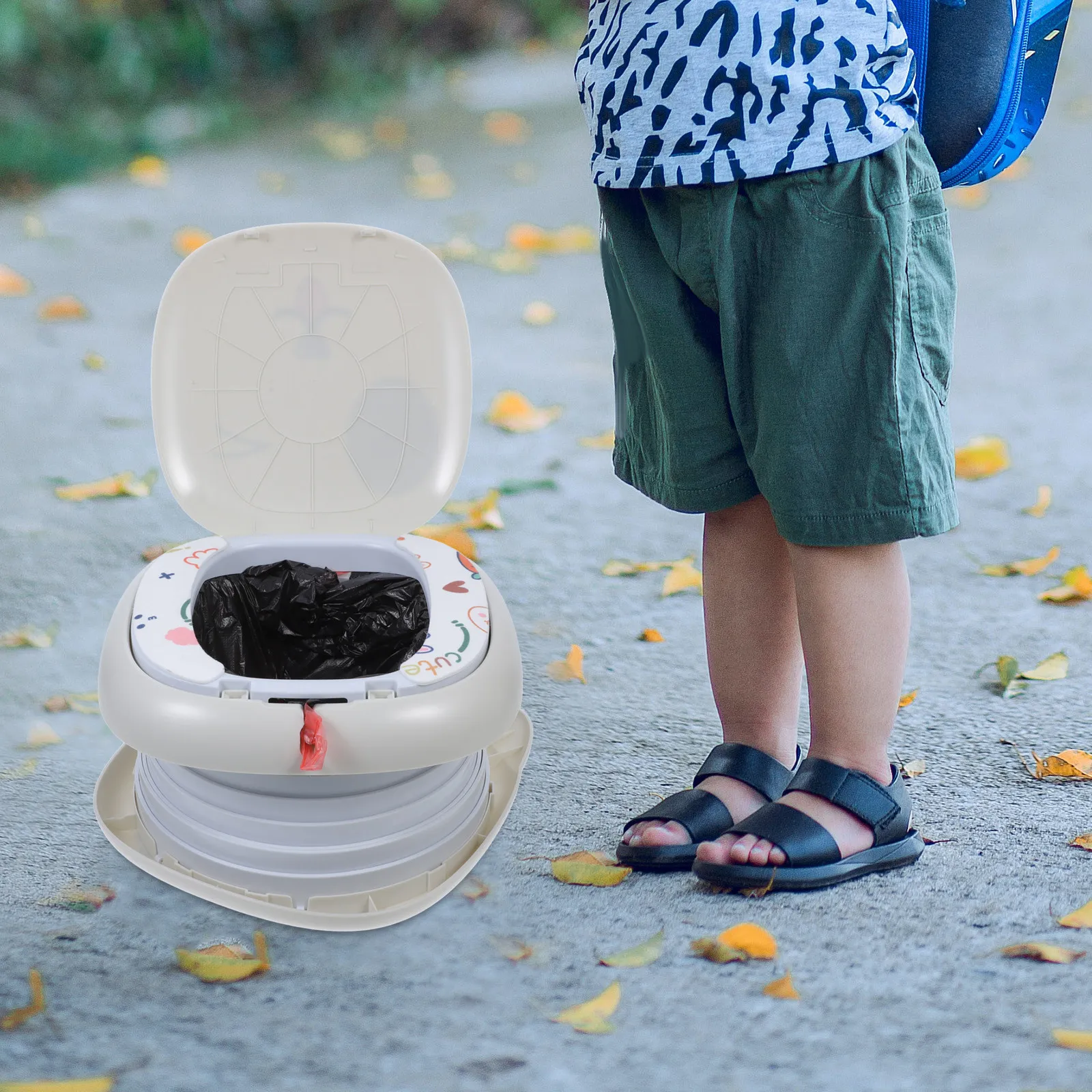 Kids Outdoor Chair - 1 ensemble de toilettes pliantes légères