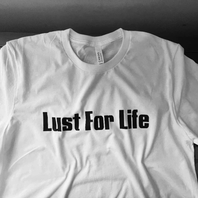 

Белая футболка Iggy Pop Lust For Life