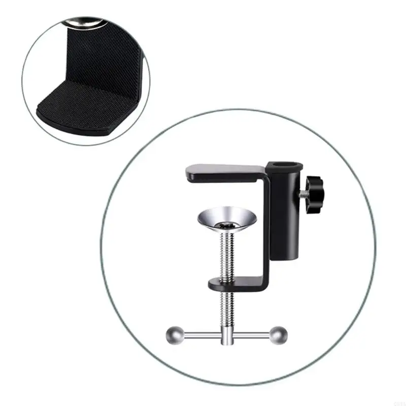 Suporte montagem superfície trabalho premium Q5WA Suporte cantilever clipe retenção