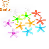 ShenStar 2Pairs 2035 Propeller 2inch PC Prop 5-blade CW CCW Paddle for Micro Indoor Brushless FPV Racer Plane 1102/1103 Motor