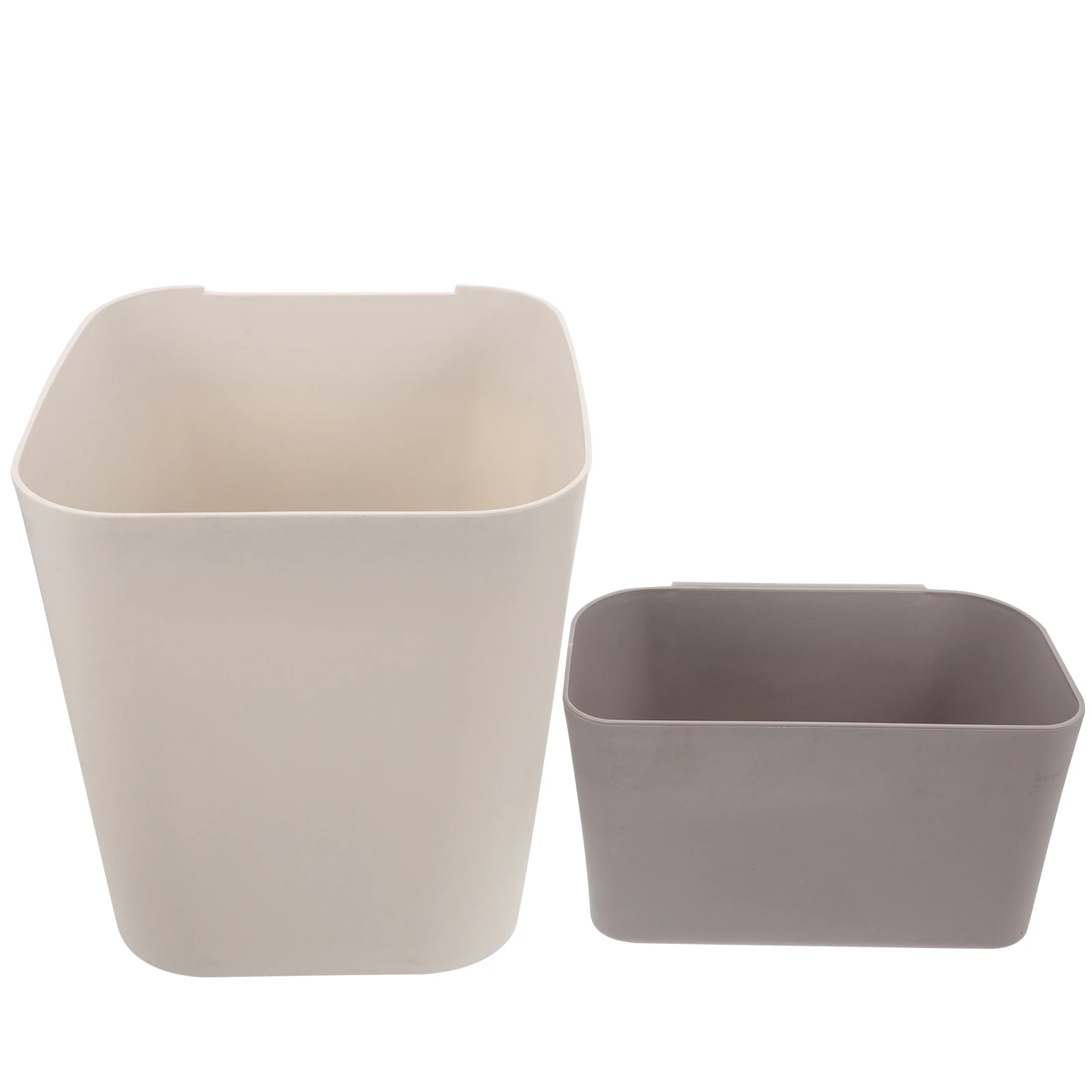 

Dry Wet Trash Cans Garbage Container Home Wastebasket Bedroom Plastic Bin Dorm Waste Separation Eco Friendly Simple Design