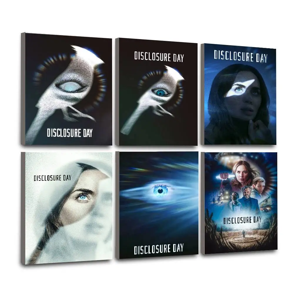 Movie D-Disclosure Day Poster Wall Art for Study Living Room Decor Unique Home Decoration Pictur Gift