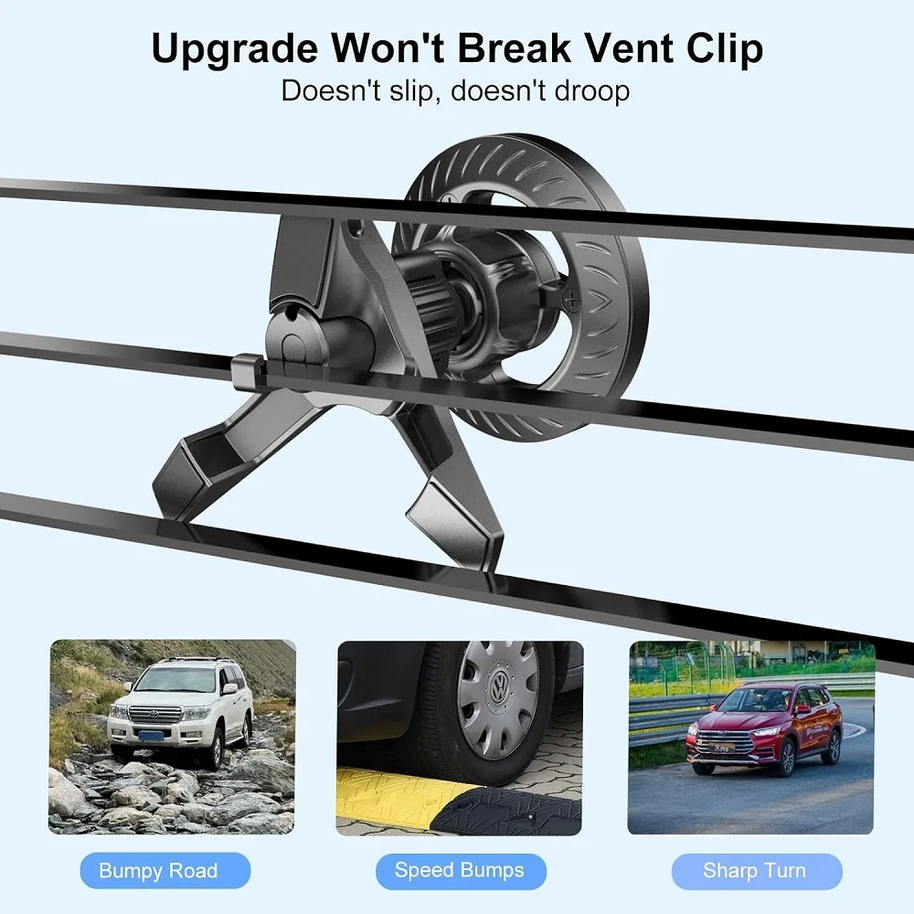Universal Car Air Vent Mobile Phone Holder Mount for MagSafe Strong Magnet Car Air Outlets Cellphone Clips for iPhone Xiaomi