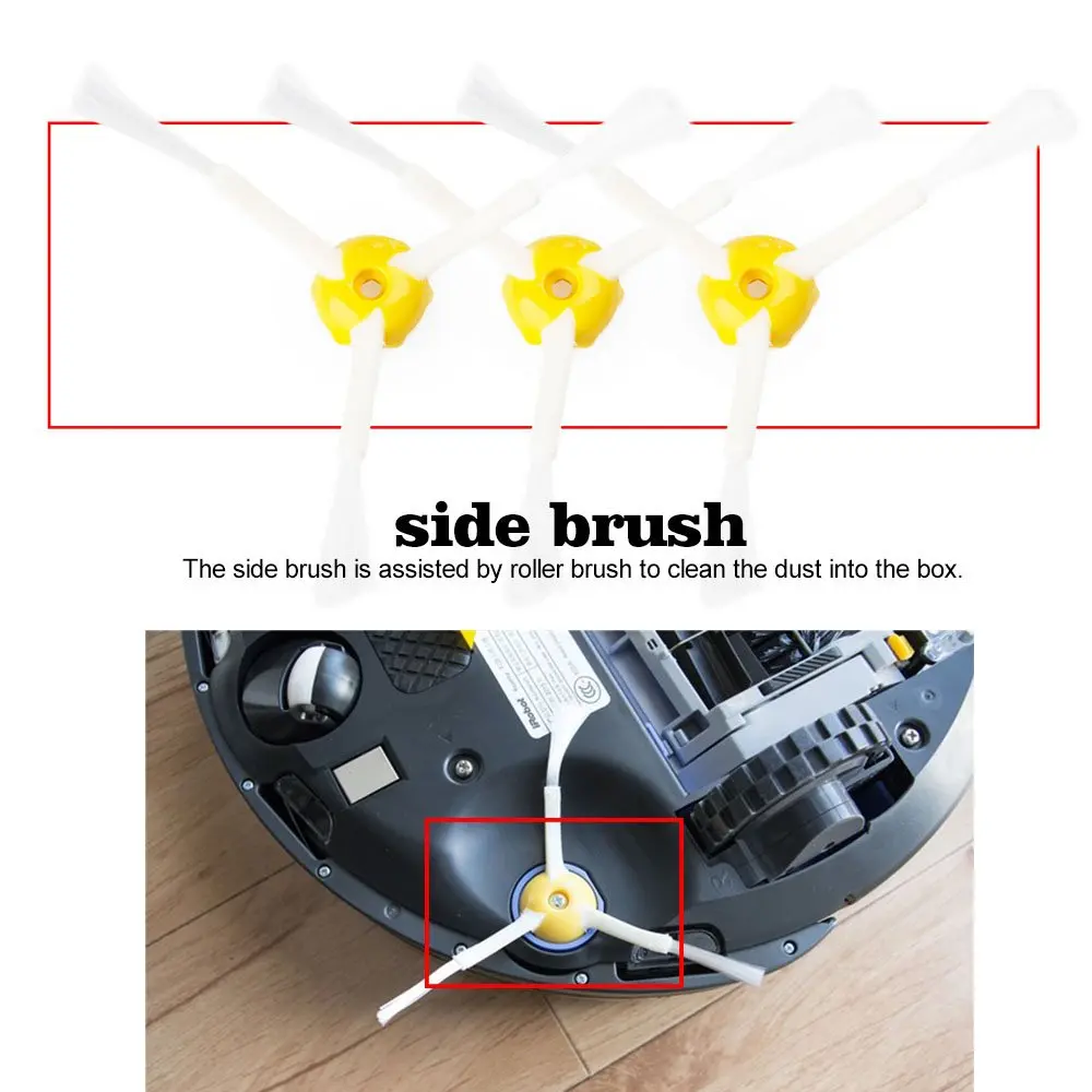 Bộ Phận Thay Thế Cho IRobot Roomba 700 Series 720 750 760 5 770 772e 774 5 776P 780 782e 785 786P Con Lăn Bộ Lọc Bàn Chải Bên Hông