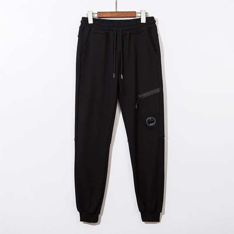 CP Company Casual Sport Pants Men's Women's Small Cuffed Leisure Trousers With Pockets Zipper Fly Sportswear Bottoms