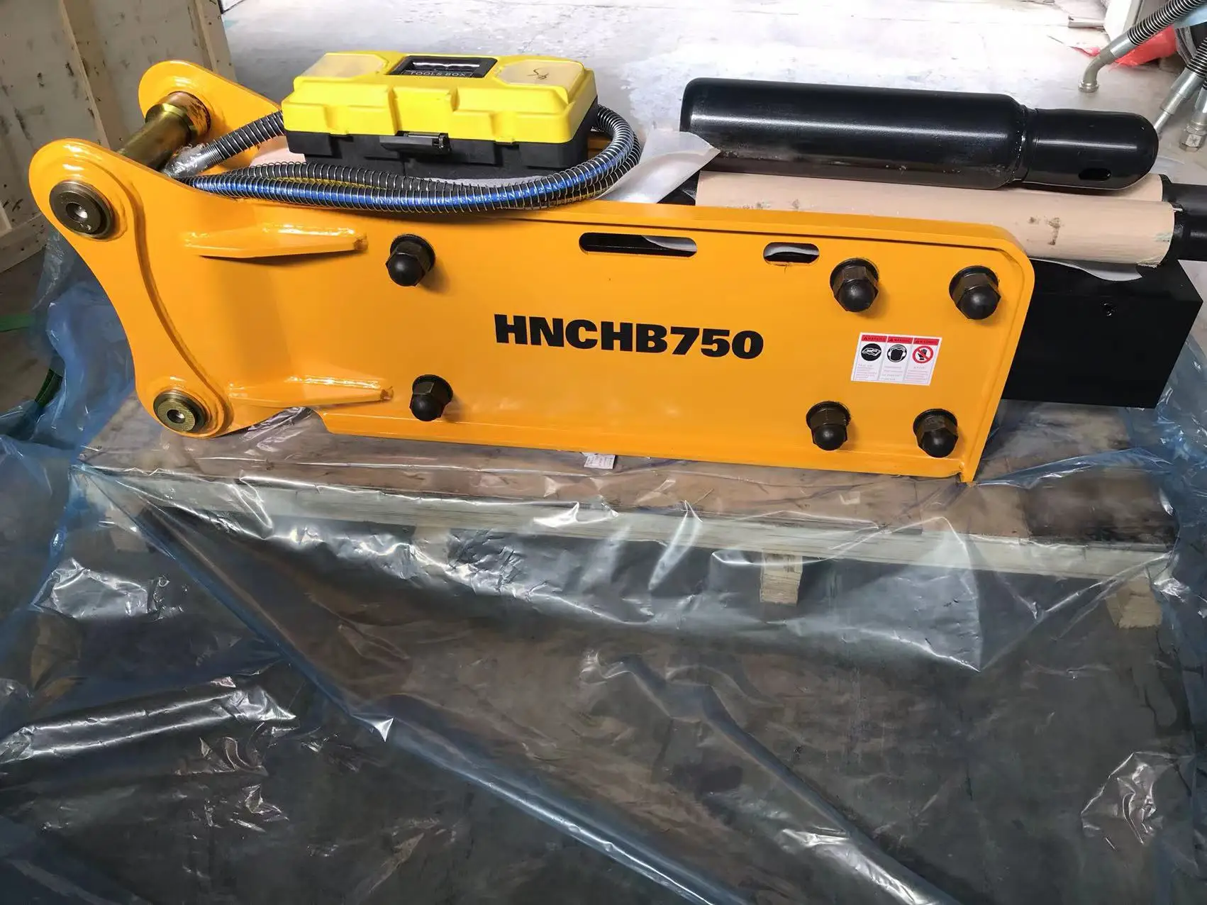 Top Hydraulic Breaker Hammer with Tool Kit for 6-9tons Excavator Rock Breaking