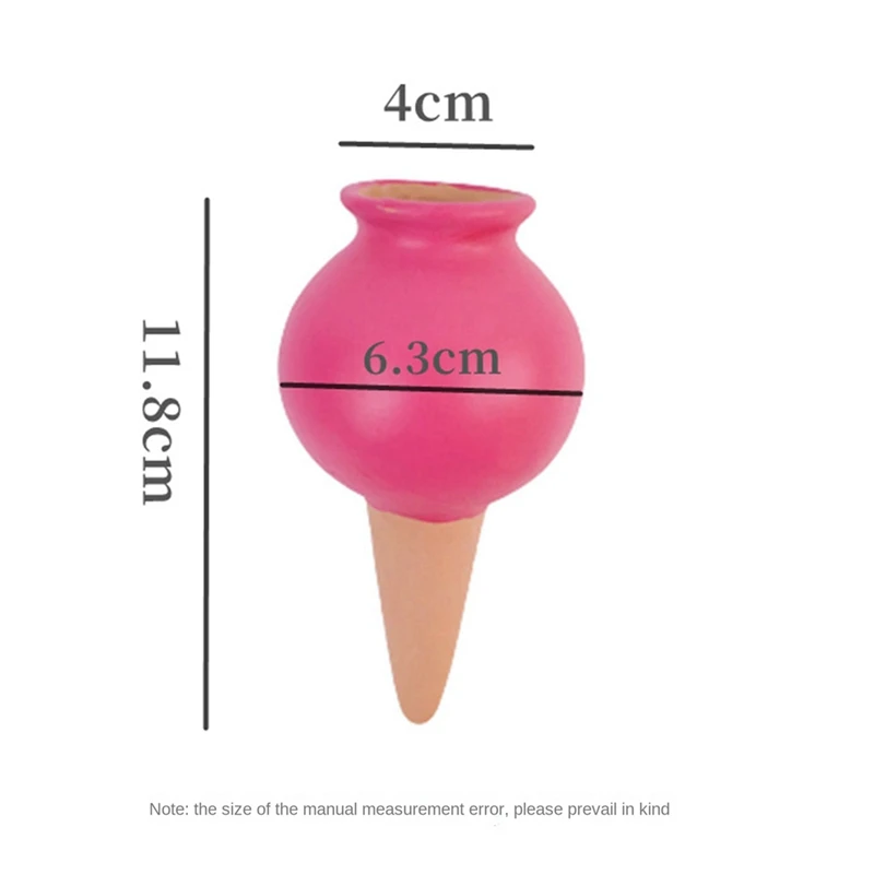 Устройство для автоматического полива растений, комплект из 4 автоматических капельниц из керамики для дома, балкона и сада, несколько цветов