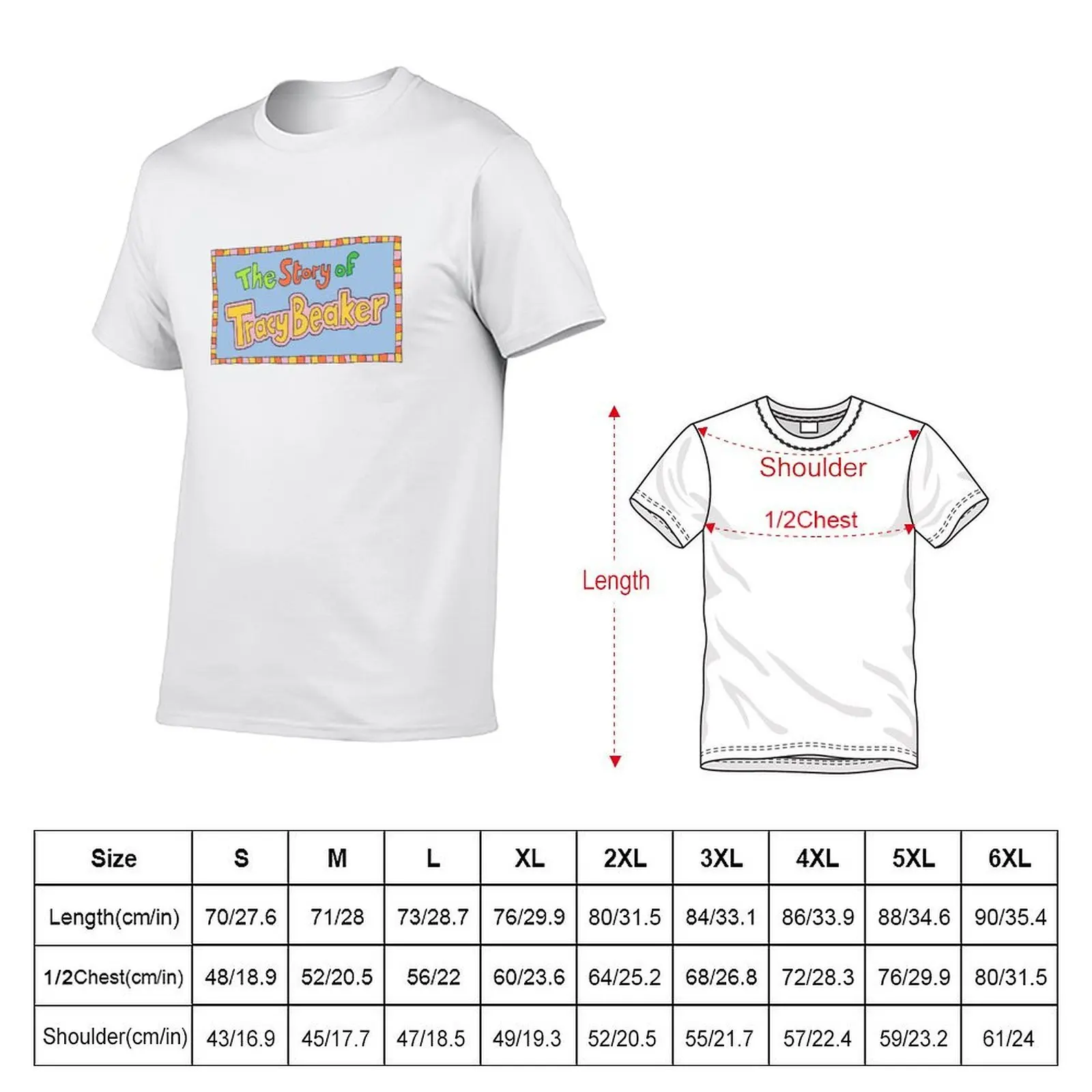 UK retro 90's cbbc the story of tracy beaker design T-Shirt quick-drying Personalized t-shirt mens t shirts top quality