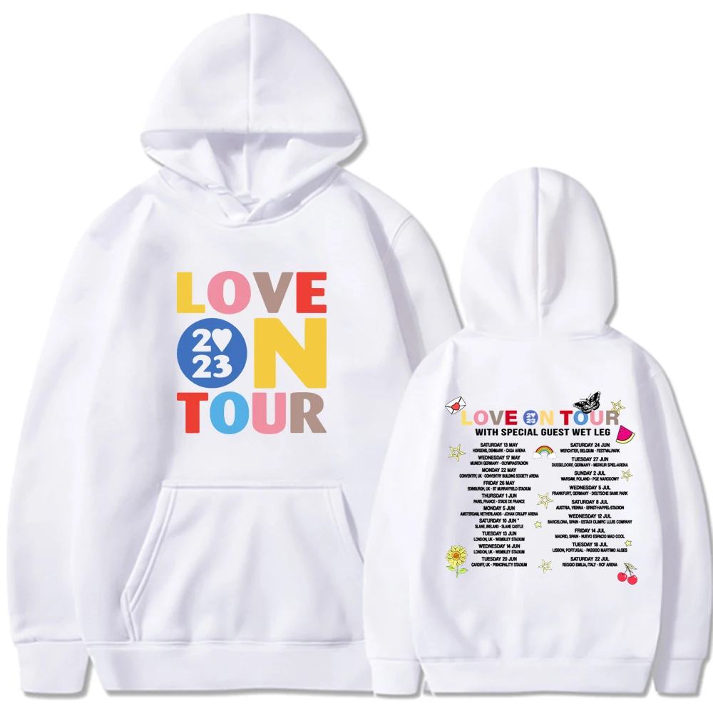 Love on Tour 2023 Hoodie HS Concert Hooded Sweatshirt Music Lover Aesthetic Pullovers Unisex Graphic Hoodies Love on Tour Merch