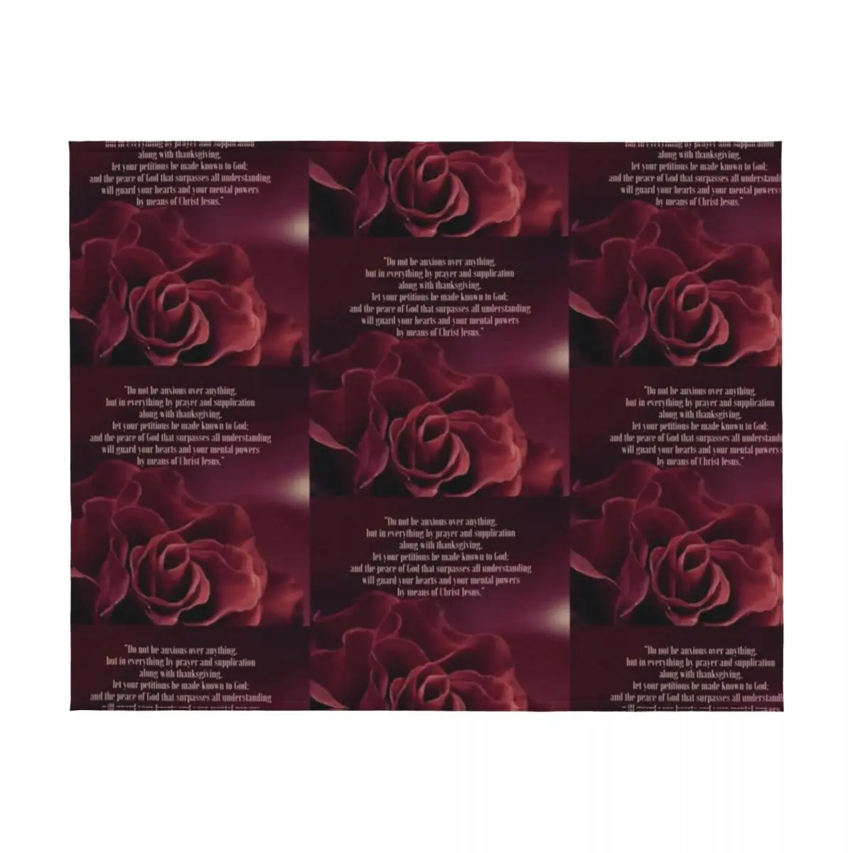 فيليبي 4:6,7 رمي بطانية عتيقة ثقيلة للنوم بطانيات الهالوين الناعمة #2