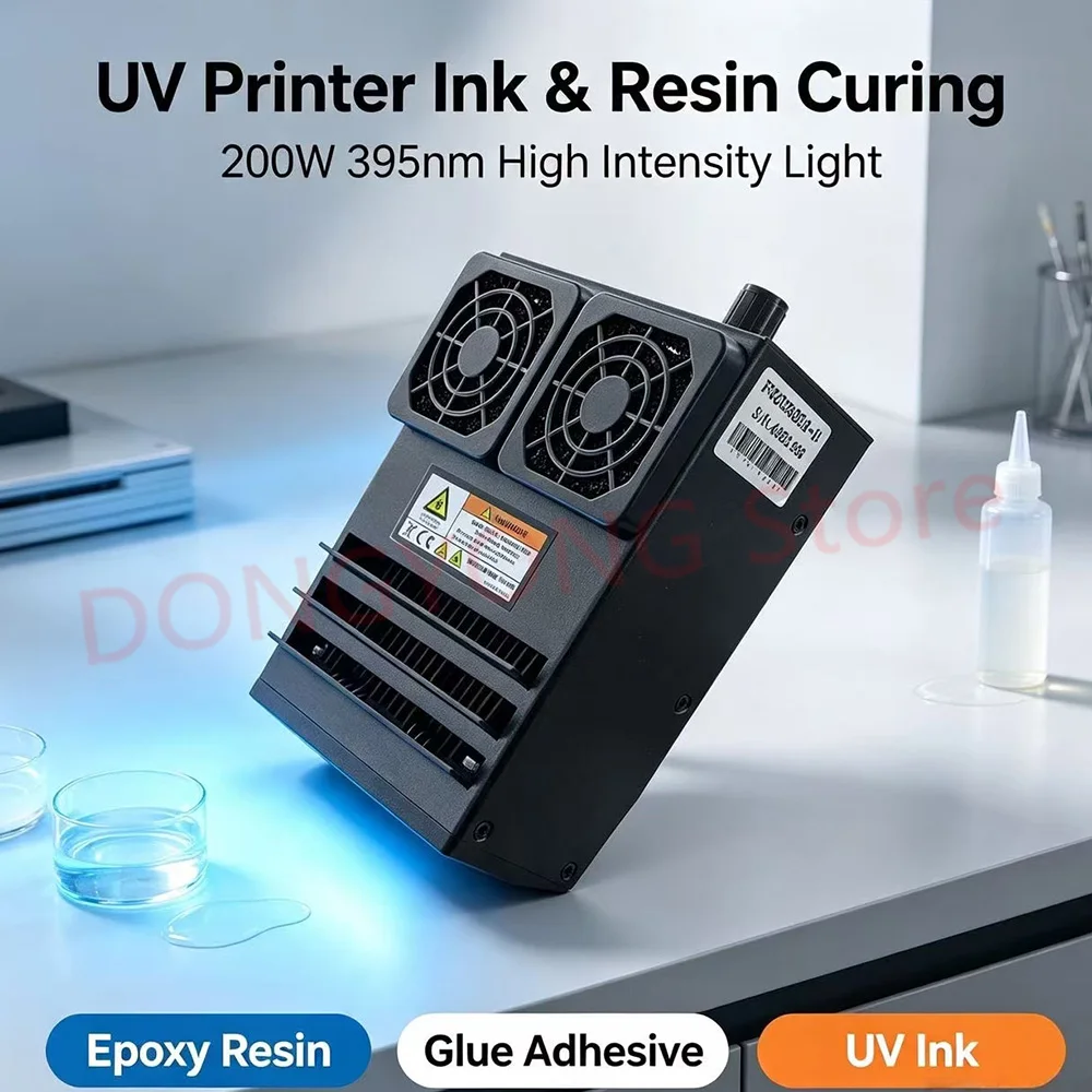Fan Cooling UV LED Lamp For Nocai 6090 UV Lamp For Printer Epson XP600 TX800 DX5 DX7 Print 395nm G4 G5 Nozzle UV LED Light