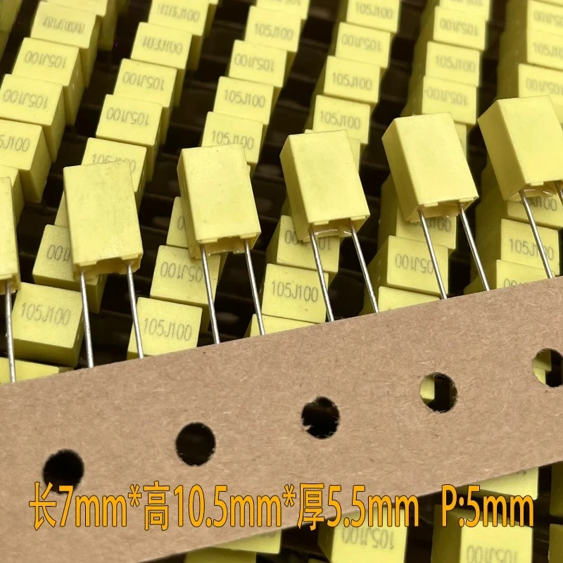 Premium MKP 105 1uf 1.0uf 100v 63v 105J100 for Safety Film Capacitor P5  200pcs