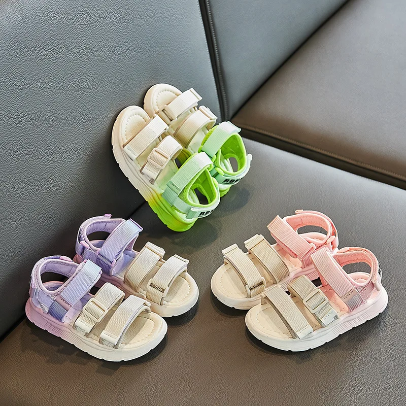 Sandalias Kid Casual Sandals 2023Summer New Candy Color Girl Shoe Boy Fashion Sports Shoes Comfortable Beach Shoe Kids Shoe サンダル