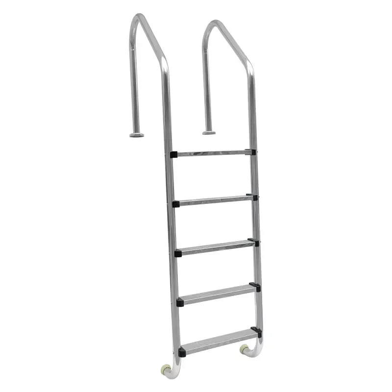 Stainless Steel 3 Step Pool Ladder Outdoor Swimming Pool Access Ladder Heavy Duty Anti Slip Steps for Above Ground Pools 3