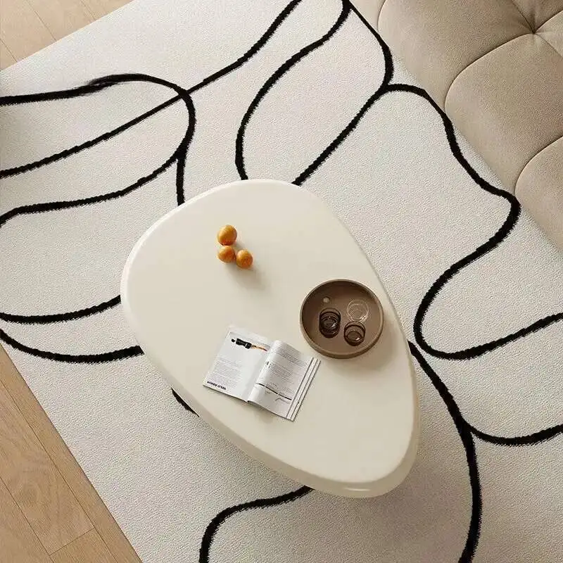 Nordic Creative Special Shape Living Room Home Coffee Tables Storage Table Light Luxury Modern Table Base En Bois Furniture