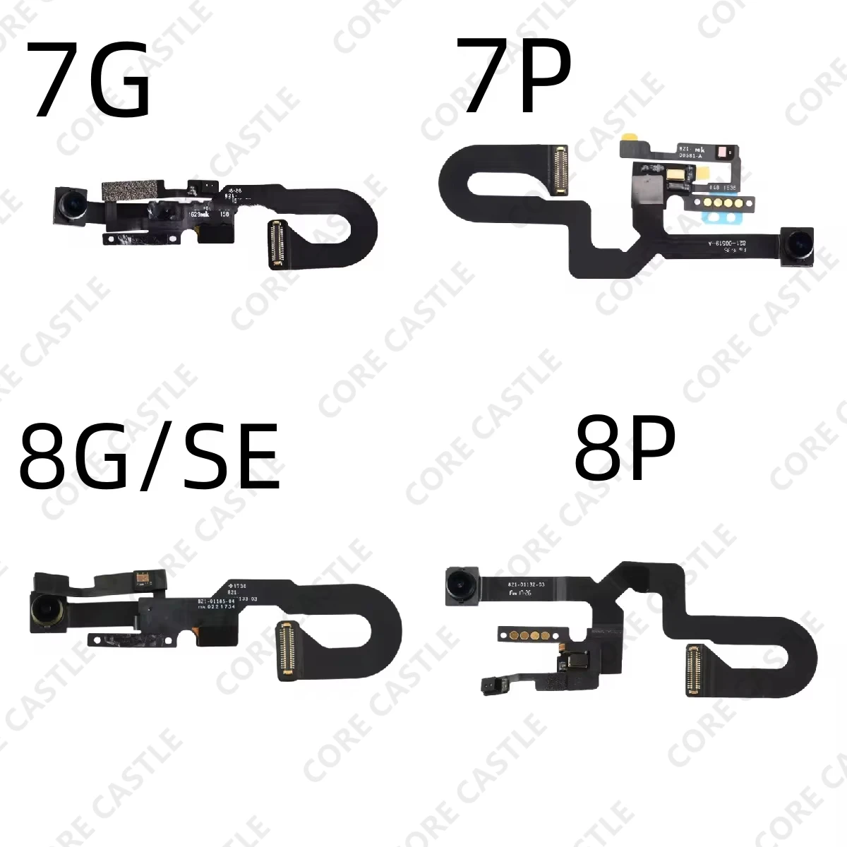 

Front Camera Flex Cable For iPhone 7 7 Plus 8 8 Plus Facing Small Cam Main Lens With Proximity Light Touch Sensor Microphone