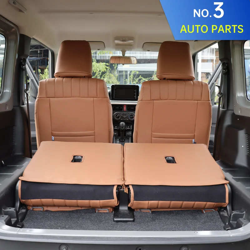 Car Seat Covers Protector Cushion Pad For Suzuki Jimny JB64 Sierra JB74W 2019 2022 Leather Auto Interior Styling Accessories