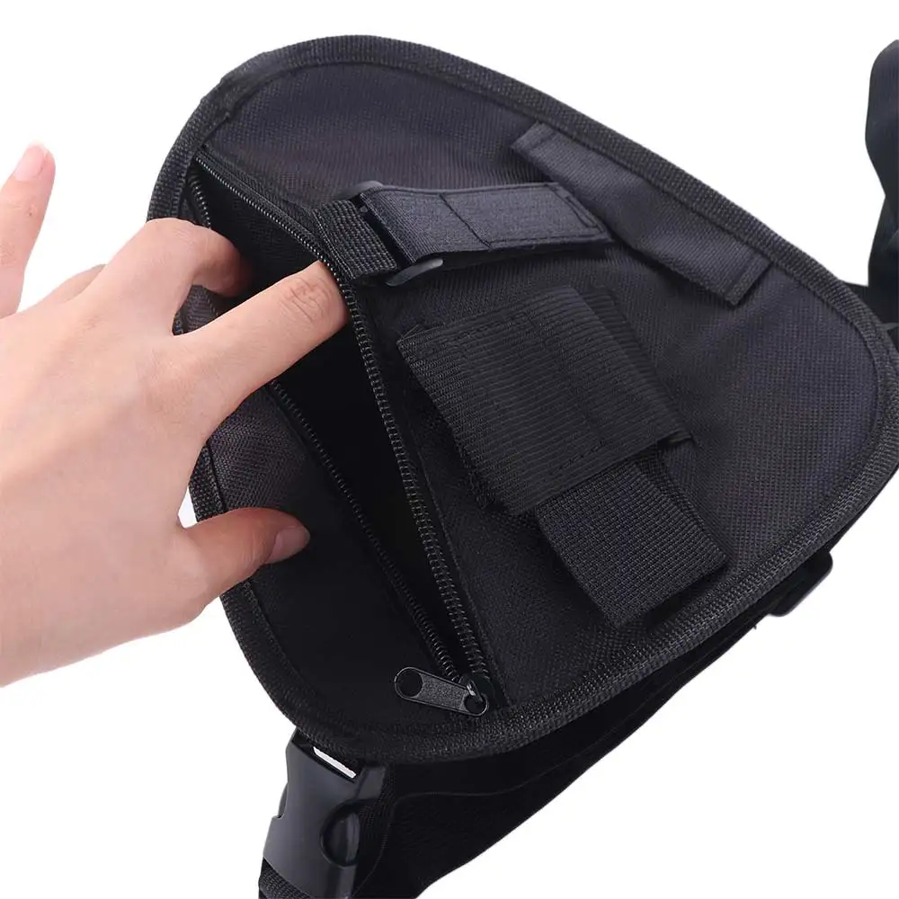 

Регулируемая нагрудная сумка для радиоприемника, сумка через плечо, многофункциональная сумка для рации, ткань Оксфорд, жилет, нагрудная сумка для переговорного устройства