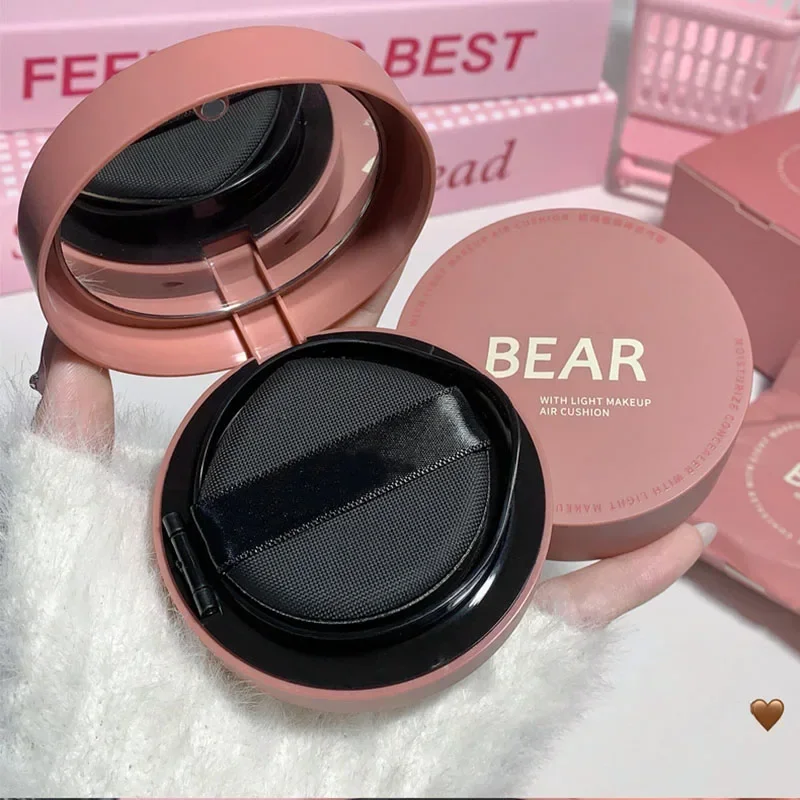 Moisturizing Concealer Air Cushion Compact Cream Skin Foundation Waterproof Brighten High Coverage Base Korean makeup Cosmetics