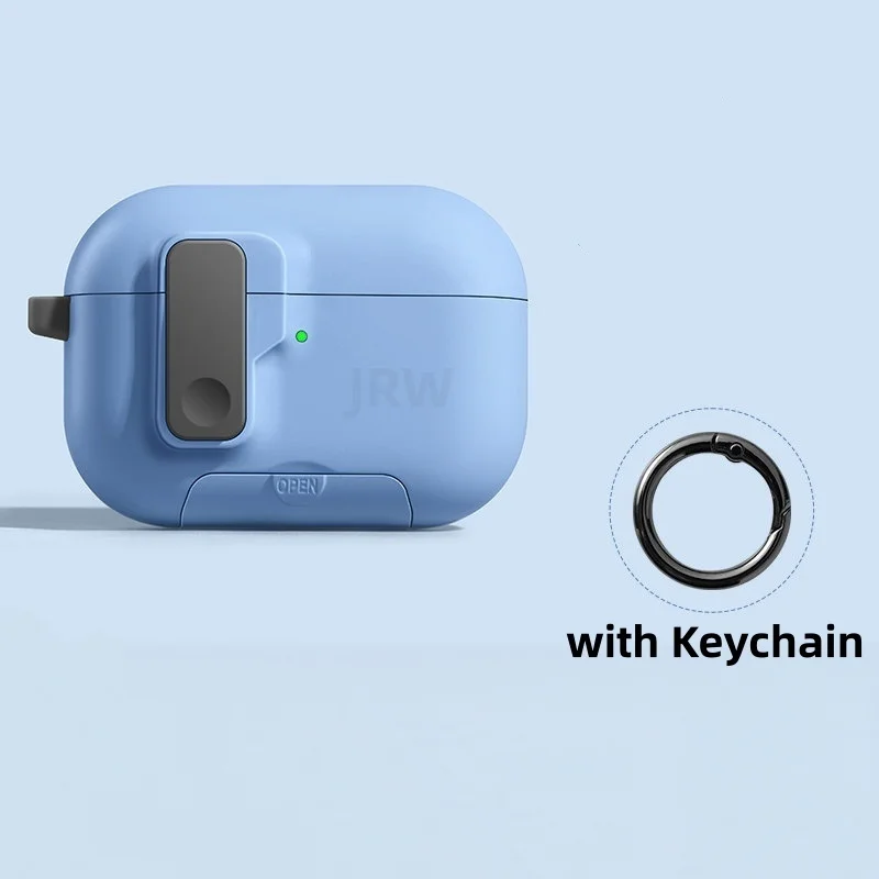 für AirPods Pro 3 mit magnetischer, automatisch verriegelnder Handyhalterung, Kopfhörerzubehör mit Reinigungsstift für Apple Airpods Pro 3 – Detail 16