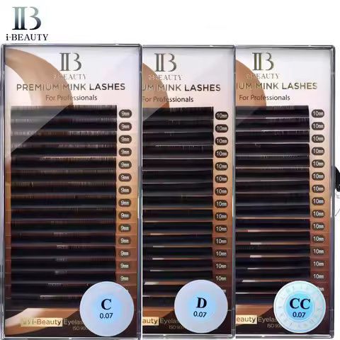 ib lash 0.07mm I Beauty Eyelash Extension Premium Mink Eyelashes 16Rows Classical Lashes Official Store