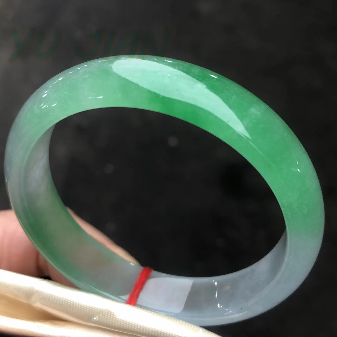 

Real Quality Jewelry Elegance Women Ladys Boutique Bracelet Natural A Grade Jadeite Bangle Emerald Jade Handring