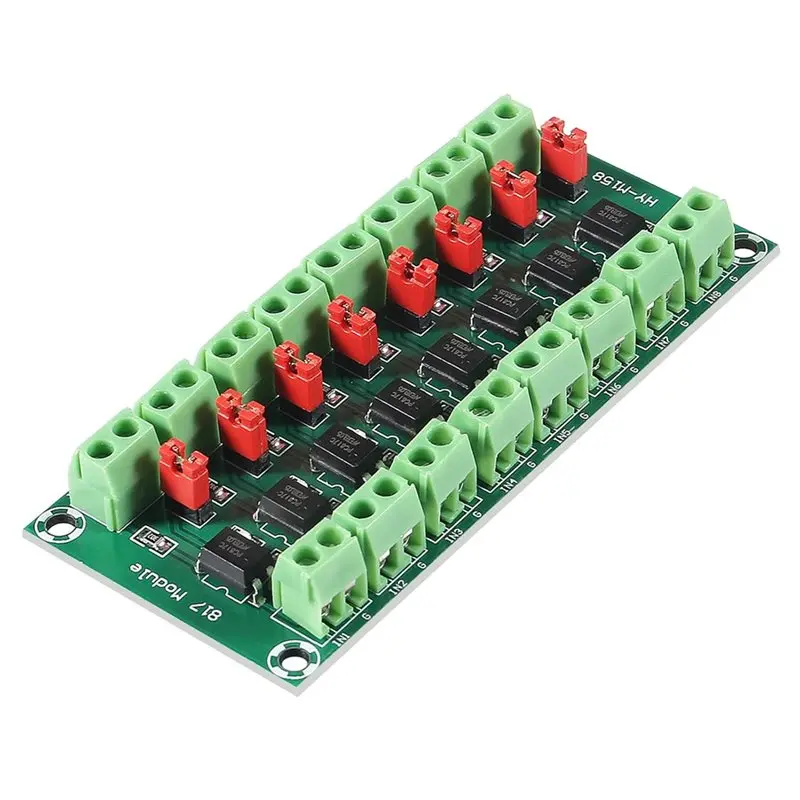 Y45A-PC817 8 Channel Optocoupler Isolation Board 2 Pieces For 3.6 To 30V For Driver And Voltage Conversion Applications