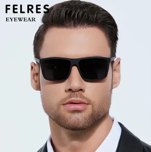 Imagen 2 del producto Gafas de sol con lentes de lectura negras de diseñador para hombre, lentes de sol con acabado graduado para presbicia, gafas de sol con sombra para exteriores + 1,5 + 2,0
