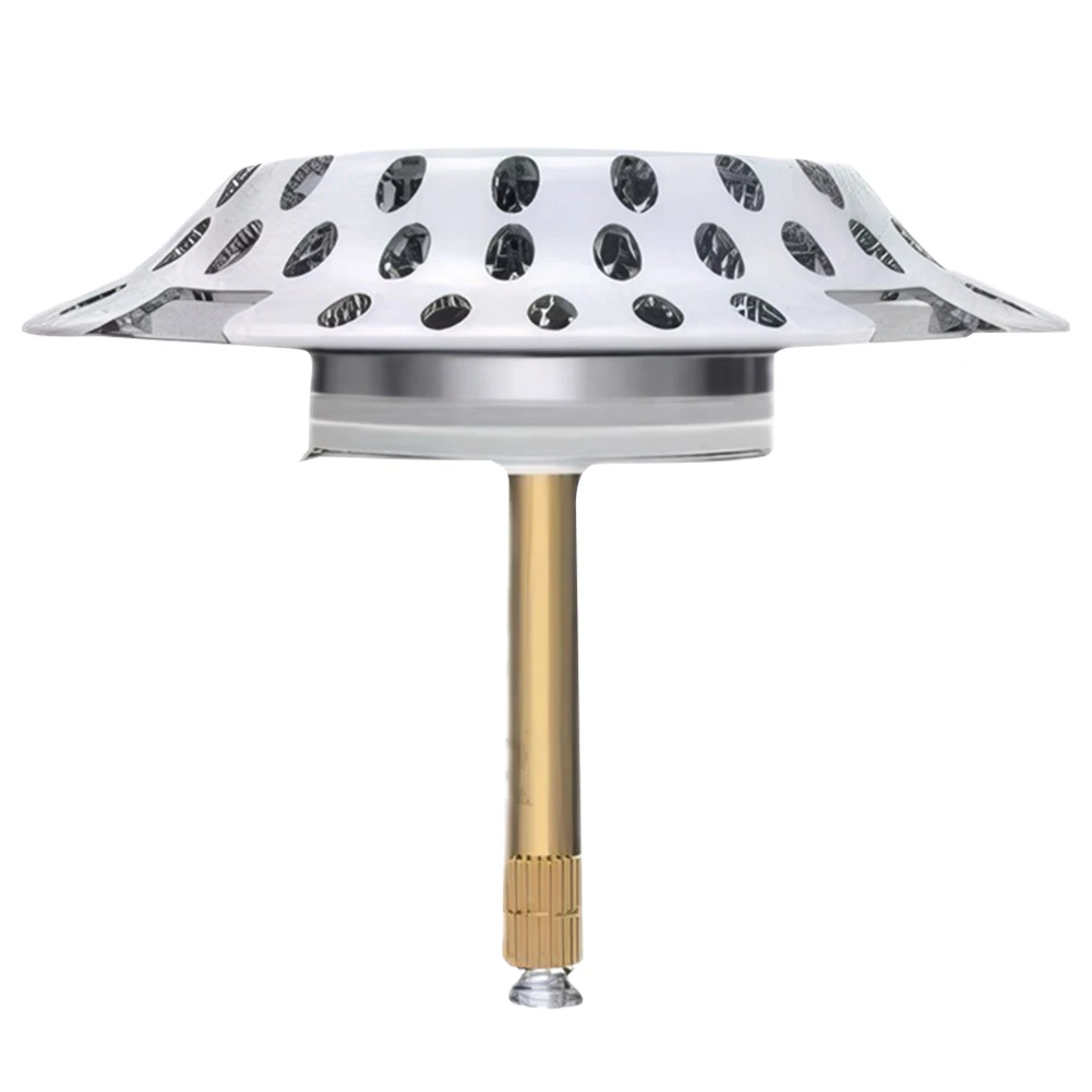 

Bathtub Stopper with Dual Filtration Design Drain Cover with Strainer Hair Stopper Catcher for 1.57 To 2.2 Inch Bath Drain Hole