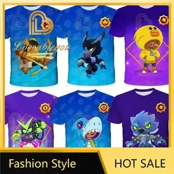 Japanese Anime Games T Shirt Women Men Kids Pullover Stars Gamer Mico Kit Larry & Lawrie Costume Clothing Age 4 7 8 10 11 12 13