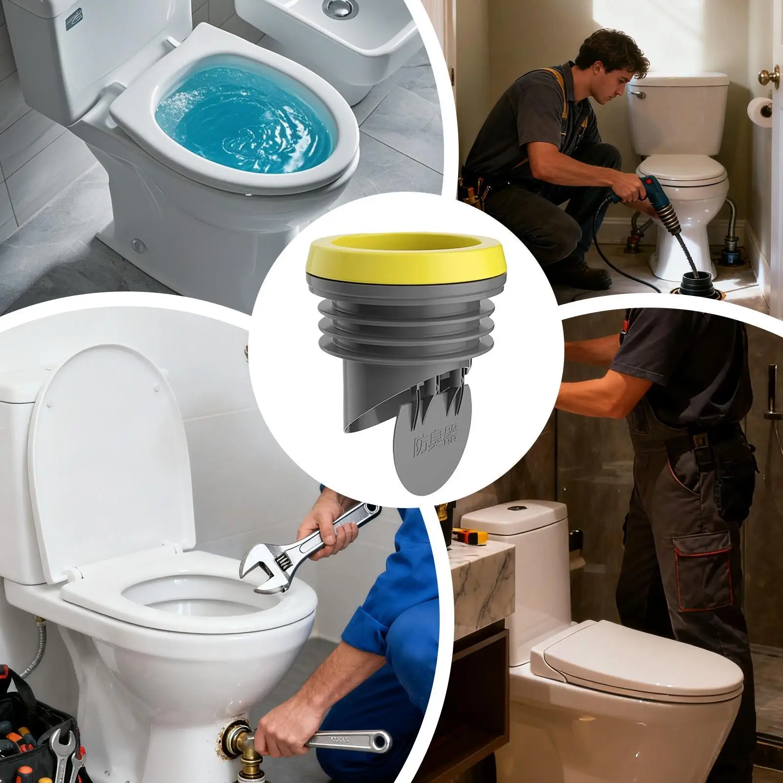 

Toilet Flange Leak Odor Prevention Long Lasting Replacement Toilet Wax Ring Replacement For Bathroom Installation Maintenance