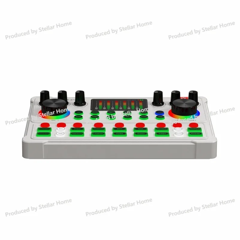 M3 English Sound Card for Live Streaming, Full Set, Various Instruments Optional, Compatible with Computers and Mobile Phones