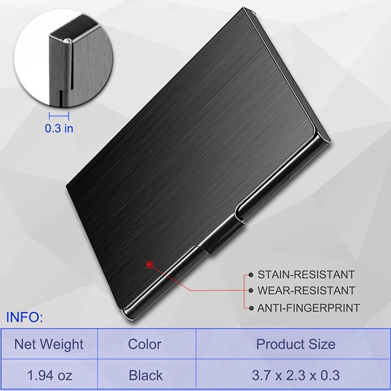 2X деловой телефон, тонкая деловая карта, карманная фотография, кошелек, стиль с пряжкой, черный цвет