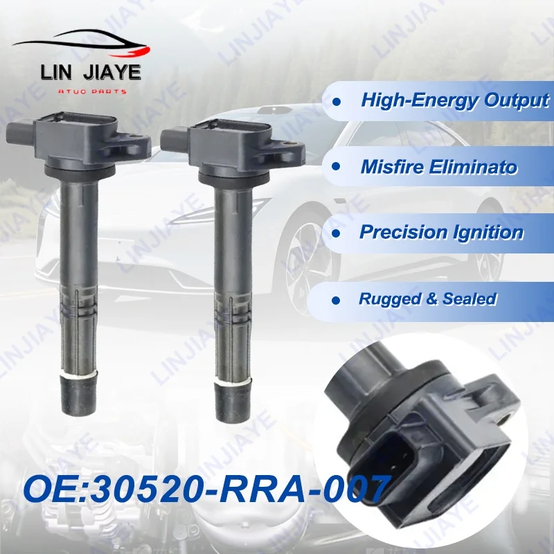 

30520-RRA-007 Car Ignition Coil For Honda Accord Civic CR-V Element Acura RSX 2.0L 2.4L 30520RRA007 Accessory Auto Parts