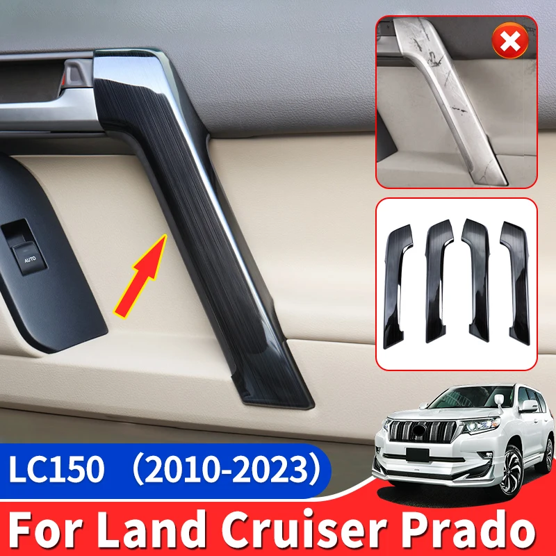 2010-2023 For Toyota Land Cruiser Prado 150 Lc150 FJ150 Accessories Stainless Steel Door Handle Cover ,Interior Decoration 2022