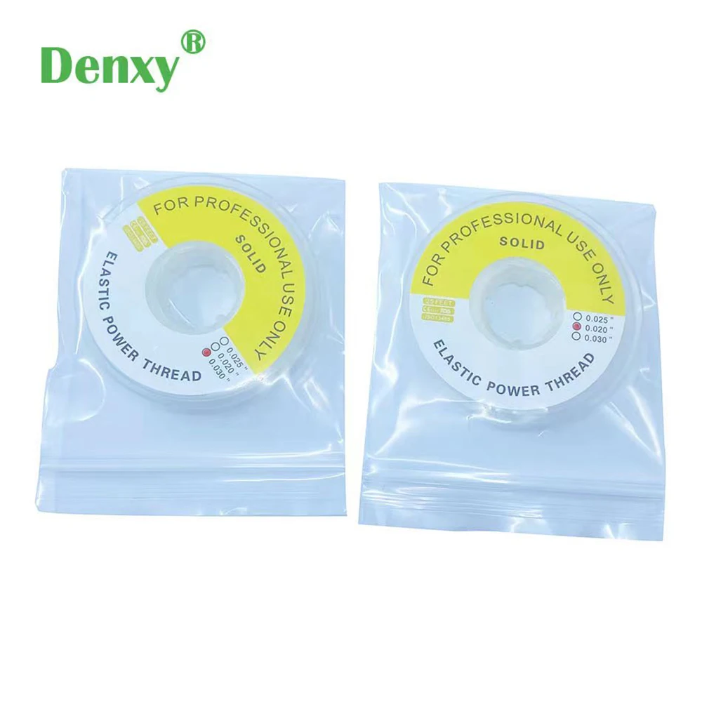 

3pc Denxy Dental Elastic Power Solid Thread High Quality Dental Power Thread Dental Elastic Orthodontic Bracket