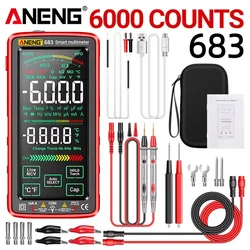 ANENG 683 6000 Counts Multimetro  Smart Multimeter High-end Touch  Test Rechargeable Multitester AC/DC Voltage Tester Current To