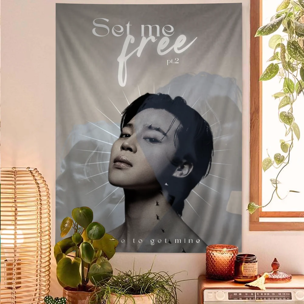 لطيف صبي J-jimins الكرتون نسيج ، غرفة المعيشة ، المنزل ، ديكور النوم ، إنز #2