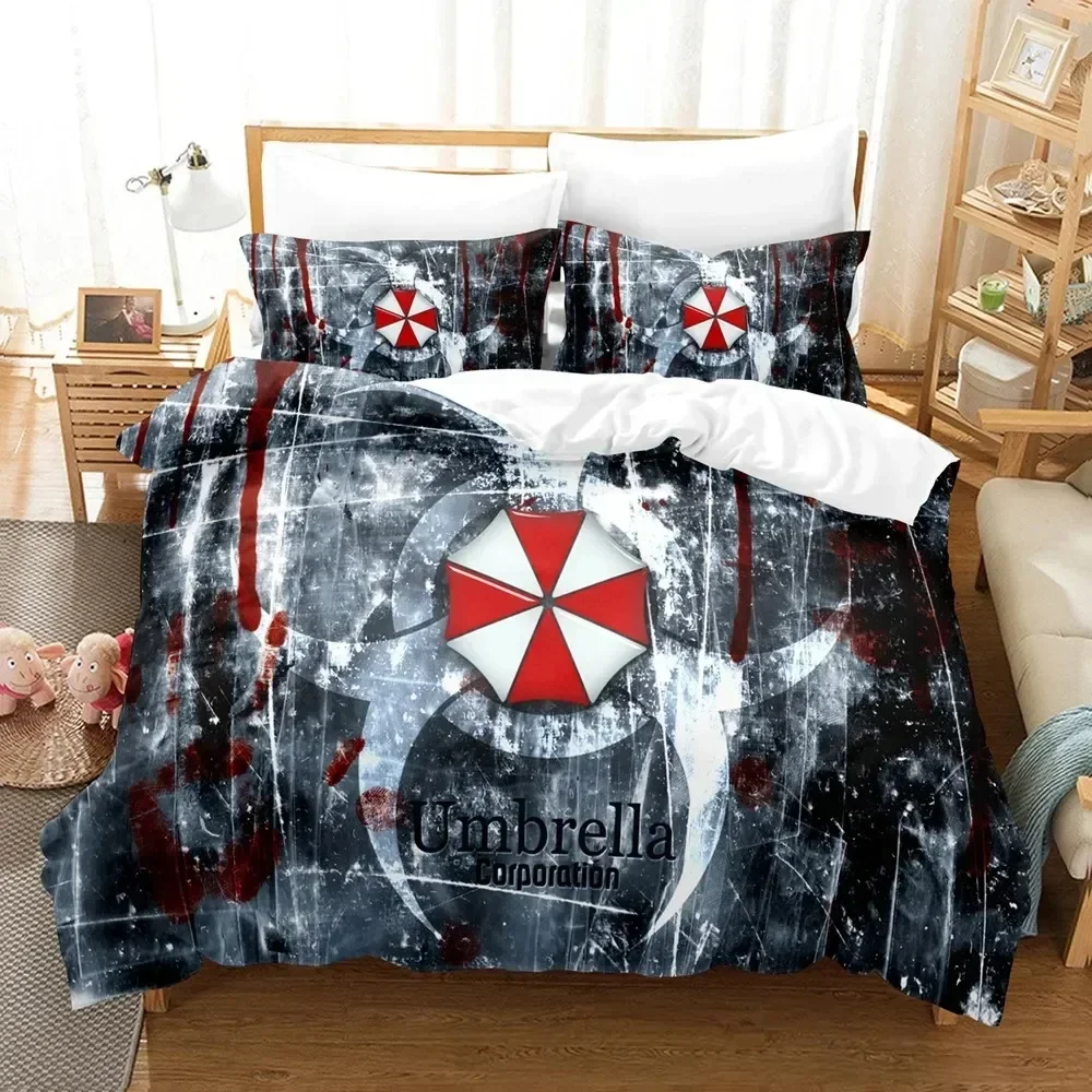 Corporation Red Umbrella Supplies Set Duvet Cover Set Bedding Sets Adults Bed With Pillowcases No Filling Luxury Birthday Gifts