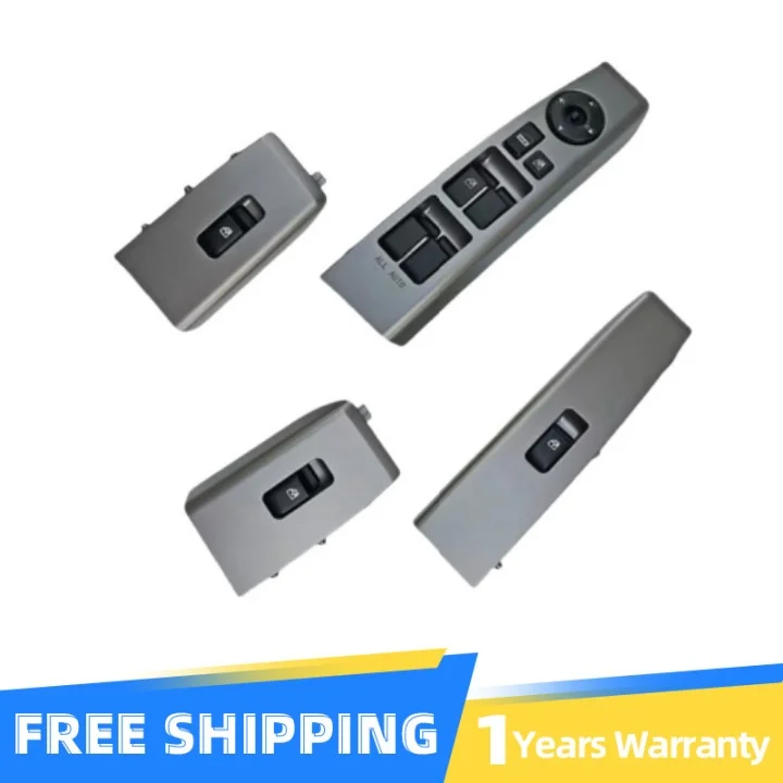 Master Power Window Lifter Control Switch with Panel for 09-13 Geely Emgrand EC7 RV 718 715 Door Window Regulator Button Switch